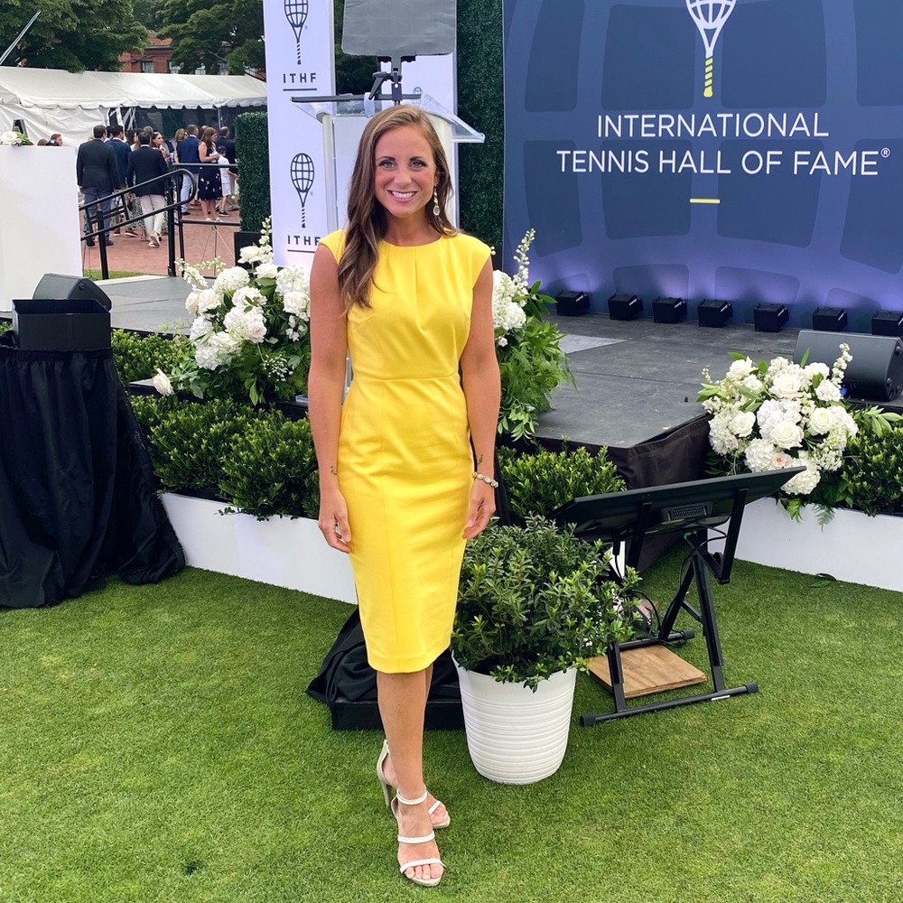 Brooks Brothers Yellow Dress